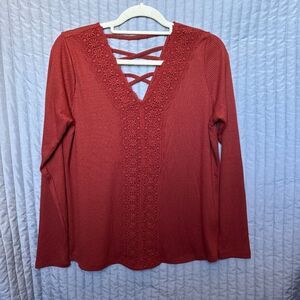 Maurices top rust colored